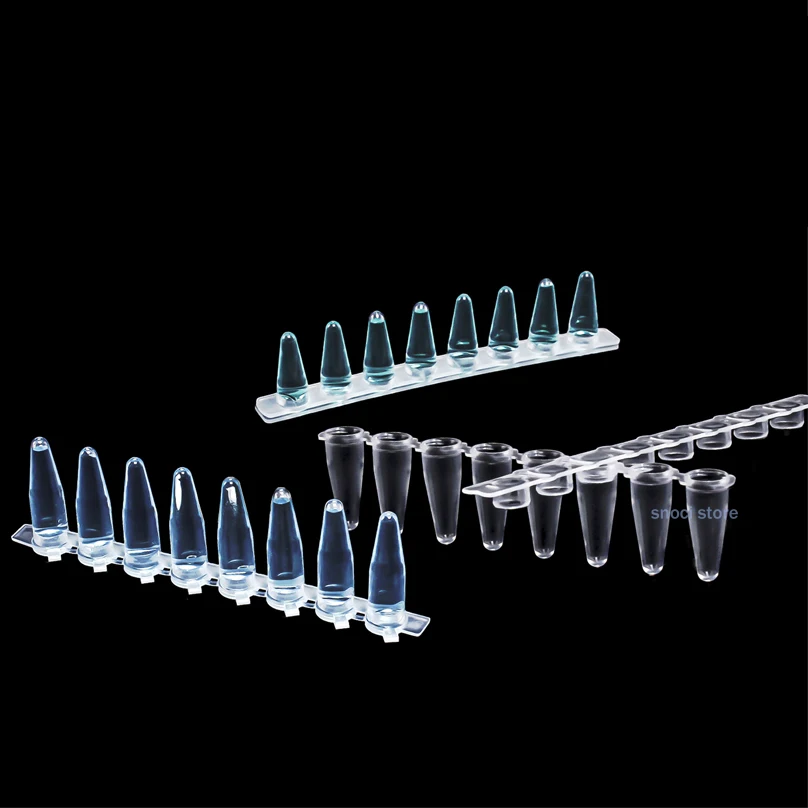 Mikro-PCR-Streifenrohre, 8 Streifen, PCR-Röhrchen, 12 Streifen-Zentrifugenröhrchen, Streifen, Mikro-Kunststoffrohr für Agarose Gene für Laborexperimente – Detail 7