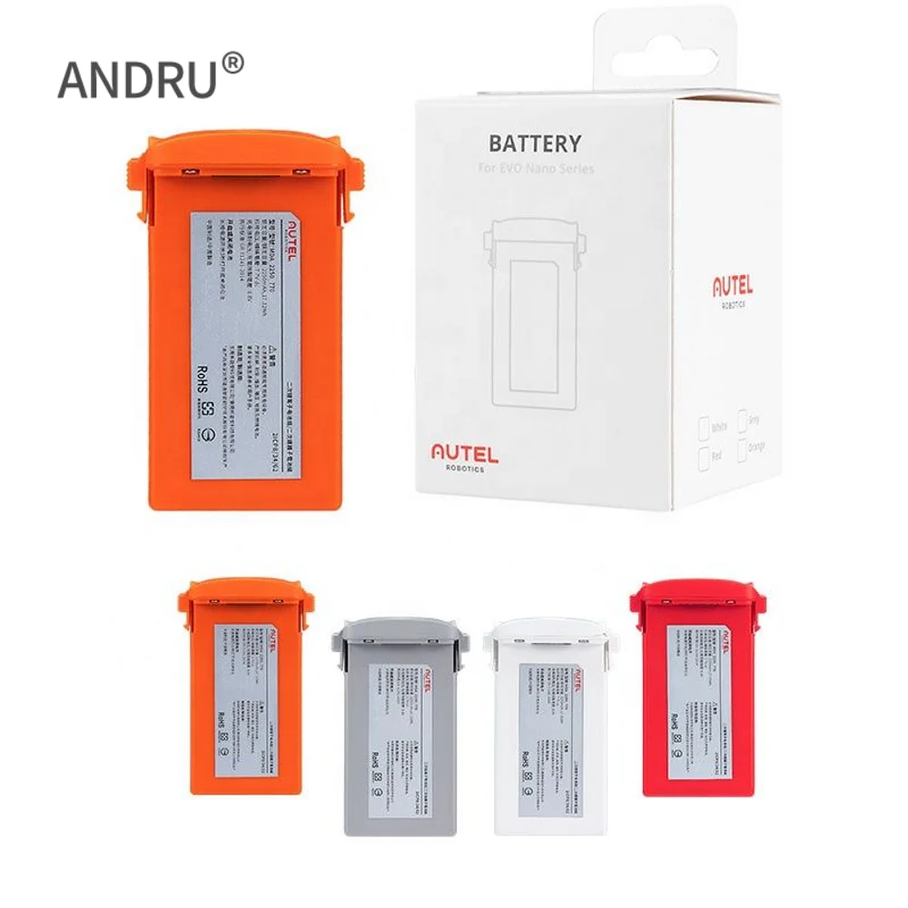 Evo Nano Drone Accessorio Sostituzione Batterie 2250Mah + Batteria Autel Plus