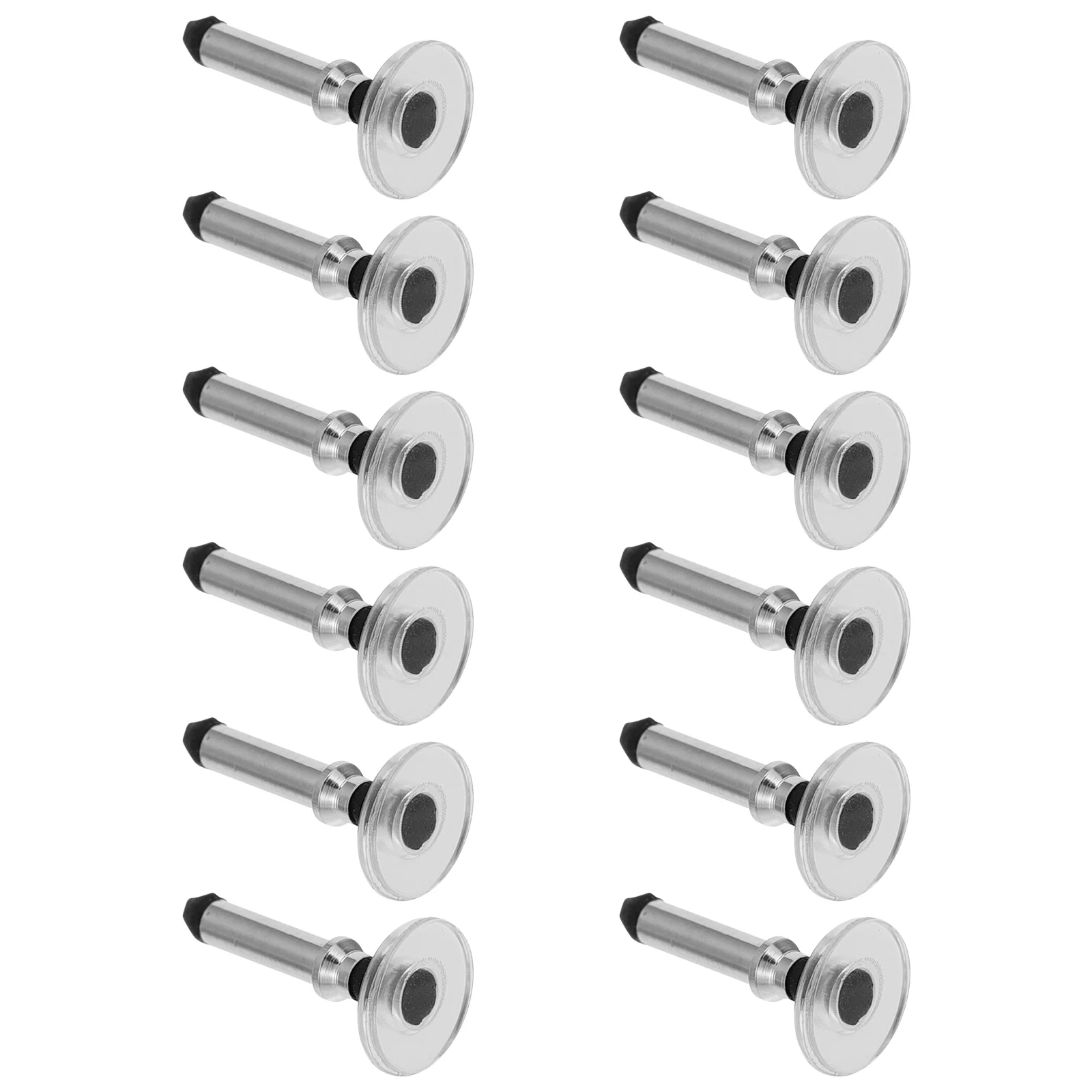 

12 Pcs Touch Stylus Cell Phone Accessories Pen Touchscreen Tips Replacement Disc Round Silica Gel Nibs