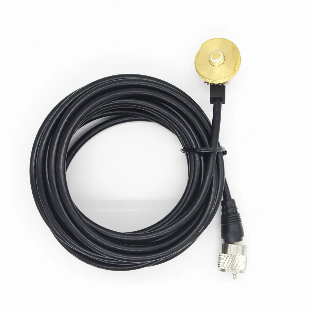 CB Radio  Walkie Talkie Antenna Extension NMO Mount Aerial 3/4 Inch Hole RG58 5 Meter Cable with UHF PL-259 Connector