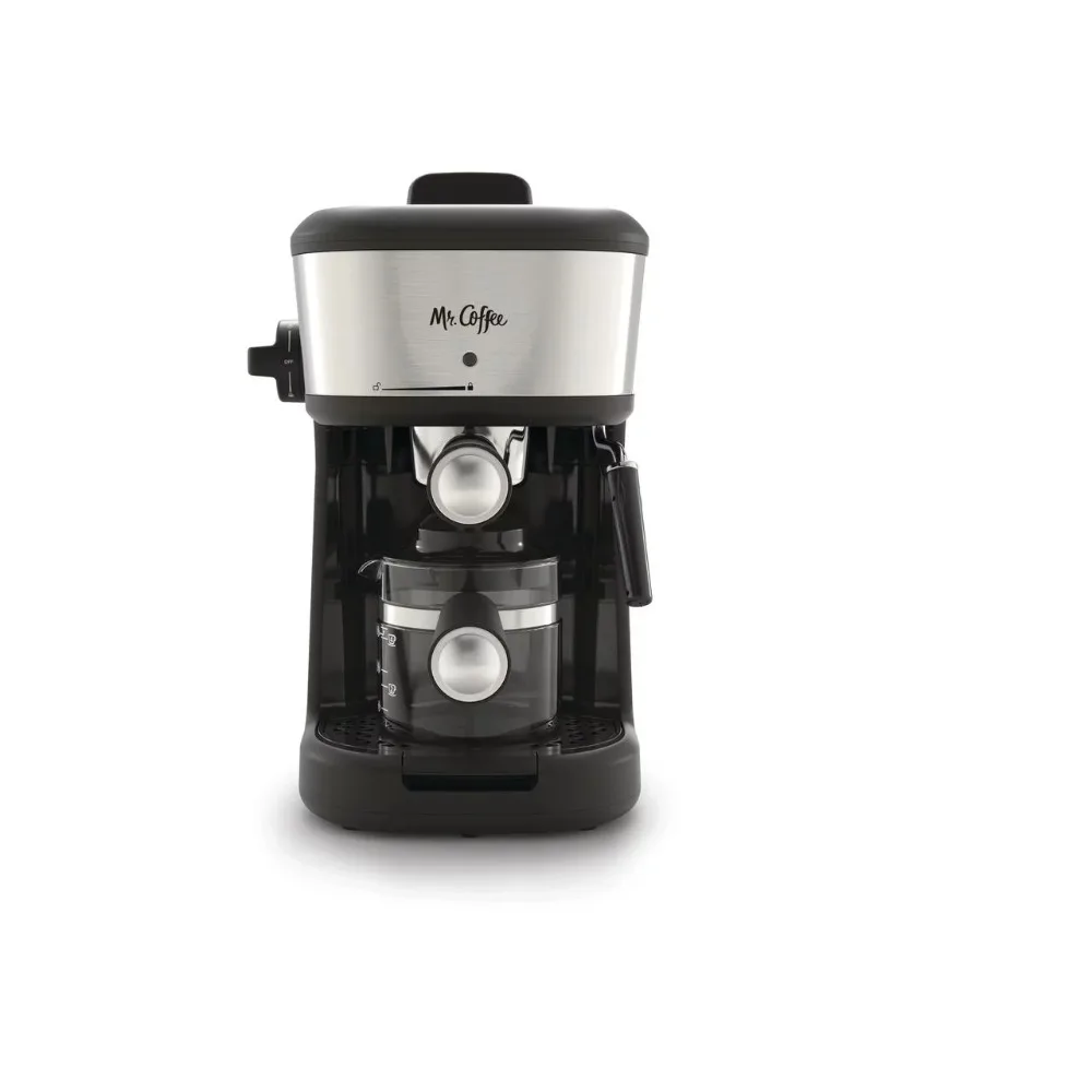 machine-a-cappuccino-et-latte-a-vapeur-noire-4-vitesses-expresso