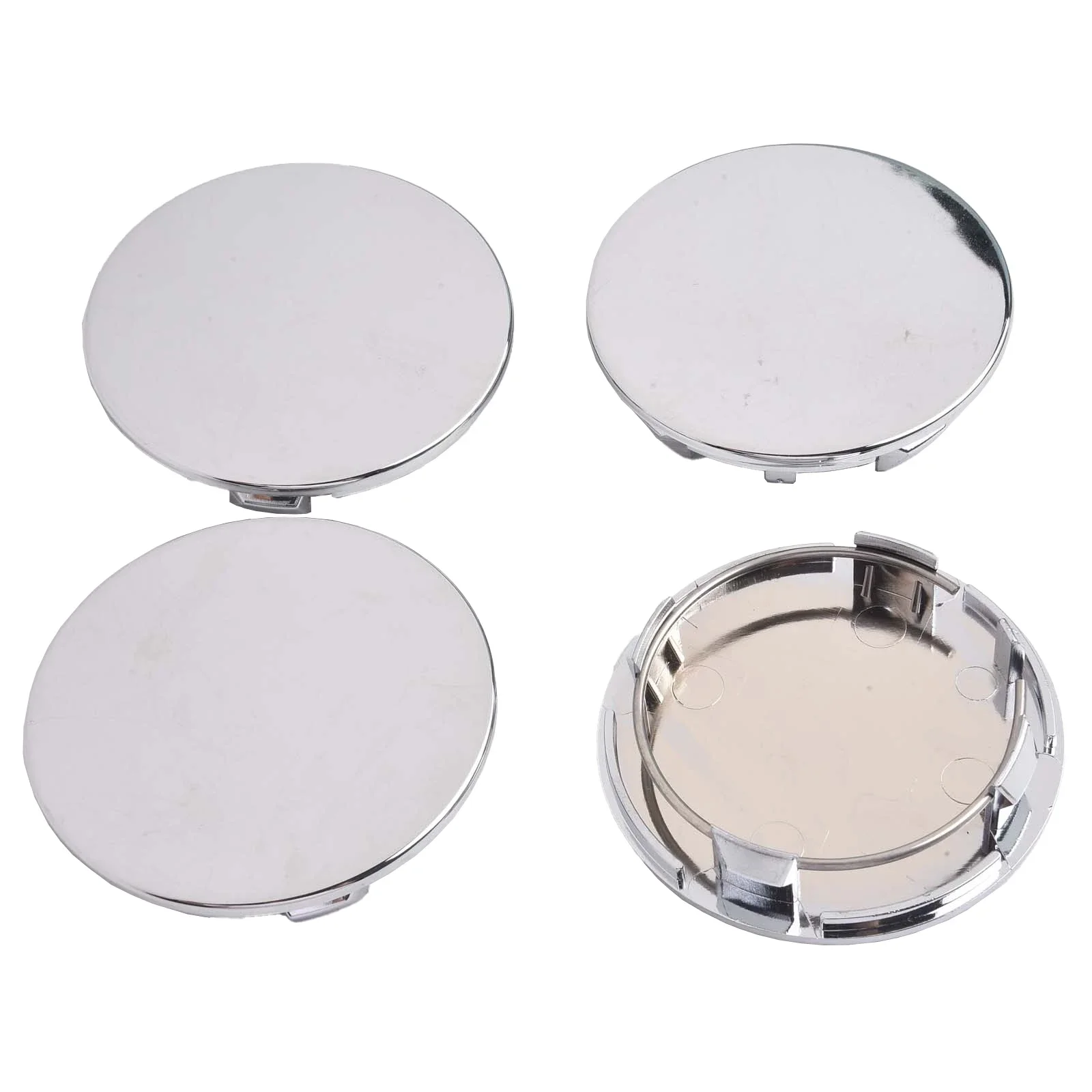 4 Coprimozzo Cromati 66,5 Mm – Plastica ABS Per Cerchi Rays E Rota - 3