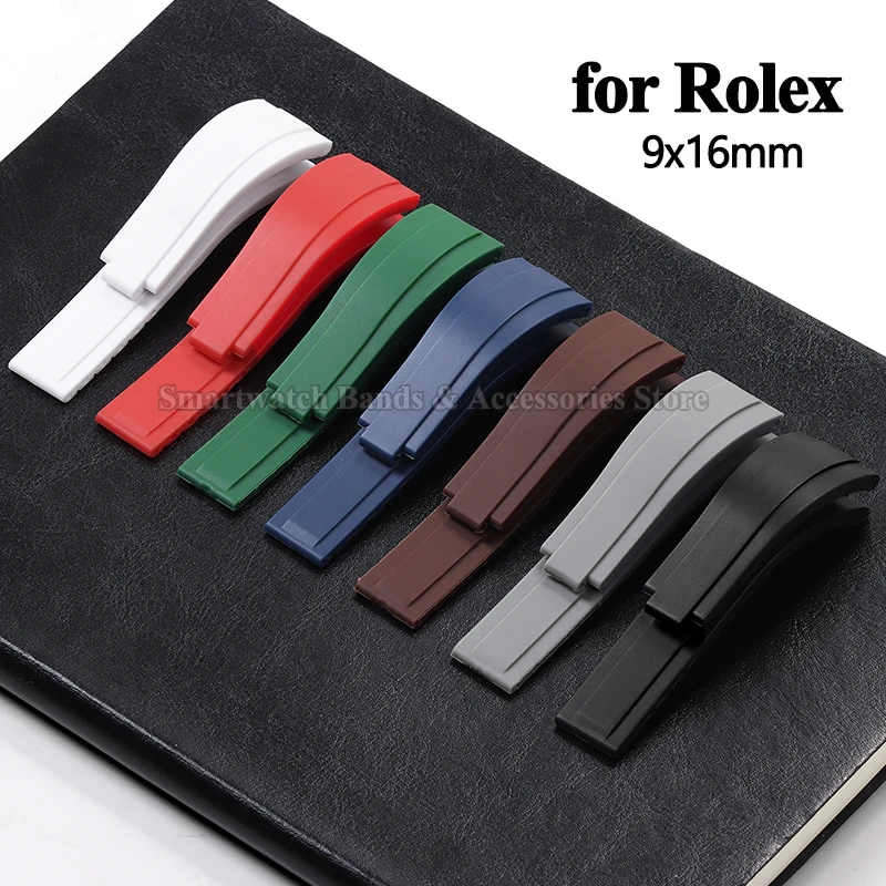 Premium 20mm TPU Silicone Watch Strap with Metal Buckle - Men's Accessory Bracelet Replacement