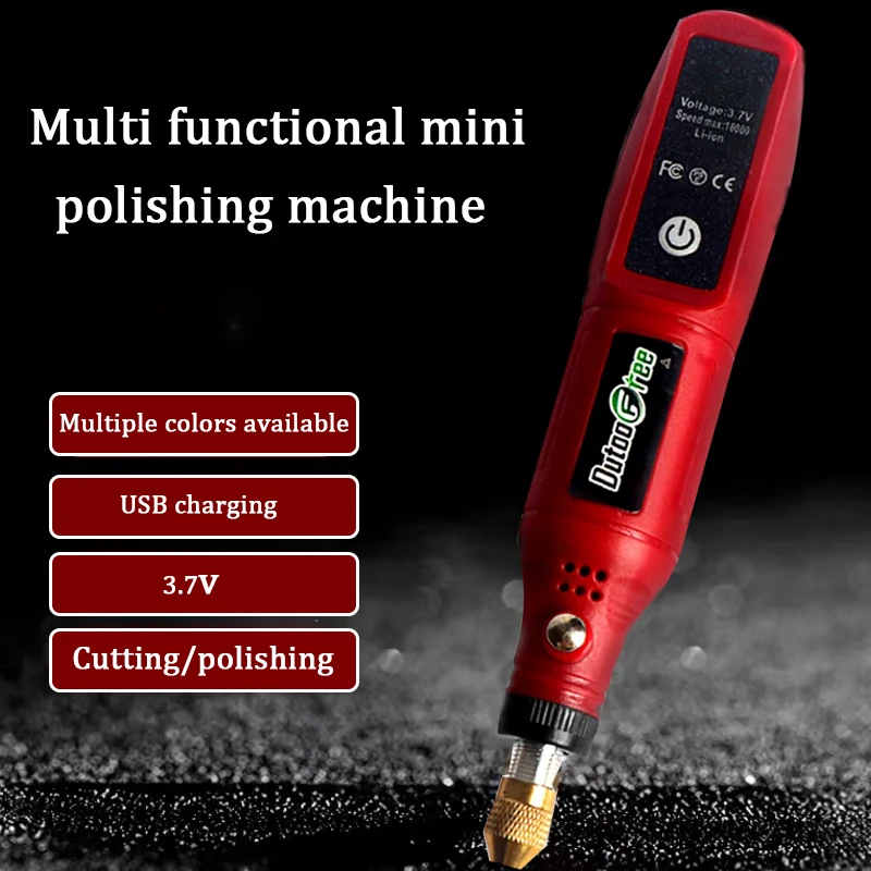 DIY Dremel Tools 3.7V Mini Wireless Drill Engraving and Polishing Pen USB Cordless Rotating Toolbox Woodworking Engraving Pen multifunctional household auto repair tools box sets electrician spanner waterproof fall prevention toolbox