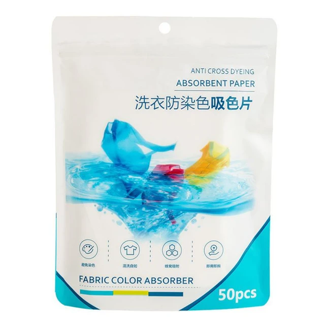 50PCS Laundry Detergent Tablet Sheet Washing Wipe Washing Machine