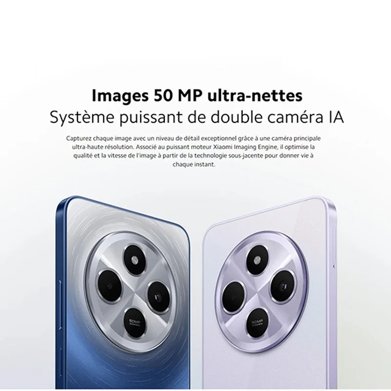 Xiaomi Redmi 14C Smartphone 120 Hz, écran 6,88 Pouces, 8 Go 256 Go, processeur Helio G81 Ultra, Double caméra 50 Mpx, 5 160 mAh ((Mit Ladegerät, Ohne NFC, Vert