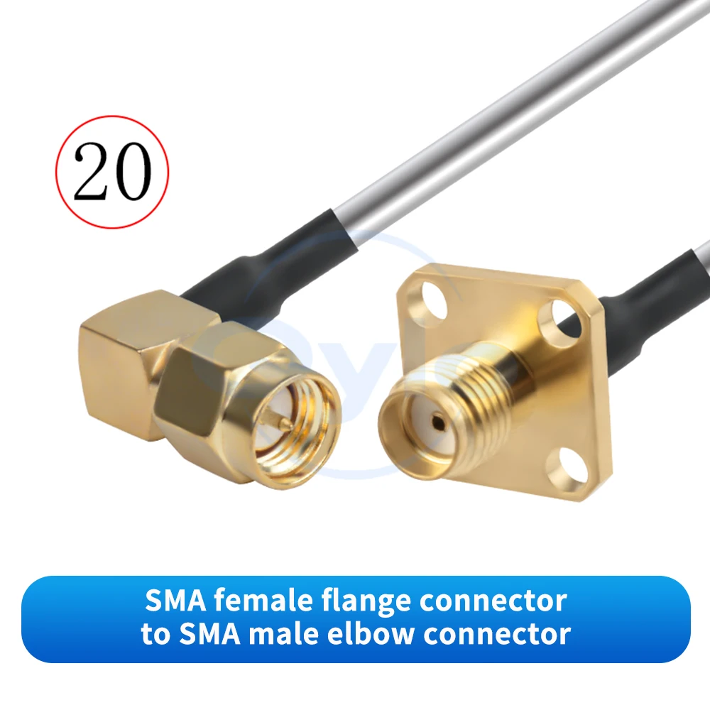 SMA auf SMA Stecker/Buchse Hochfrequenz-Kabelverbindung SFT50-2 Halbstarres HF-Kabel 0-18G SMA auf SMA Kabel (1 Stück) – Detail 21
