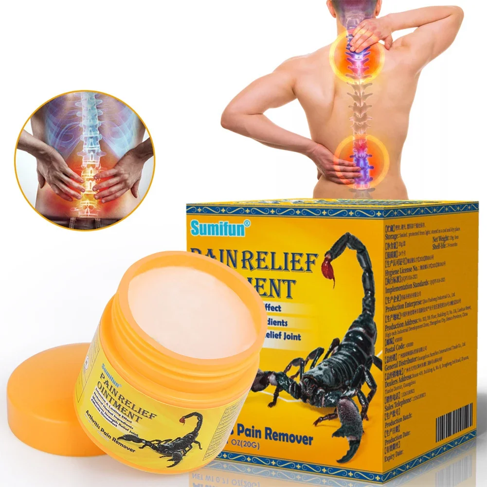Scorpion Venom Chinese Pain Relieve Cream Rheumatoid Arthritis Joint Back Herbal Analgesic Balm Pain Relief Ointment pain relief cream,knee pain relief cream