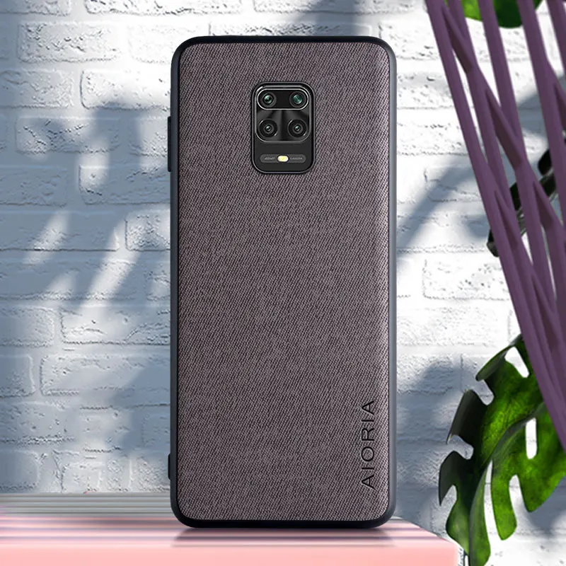 Textile Case with Soft TPU Edge & Hard PC Back - Durable 3-in-1 Material