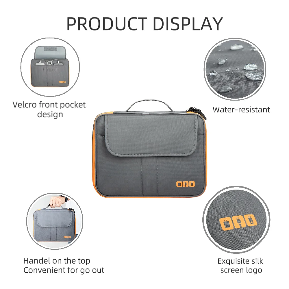 Electronics Organizer Case,Travel Cable Organizer Bag,Water