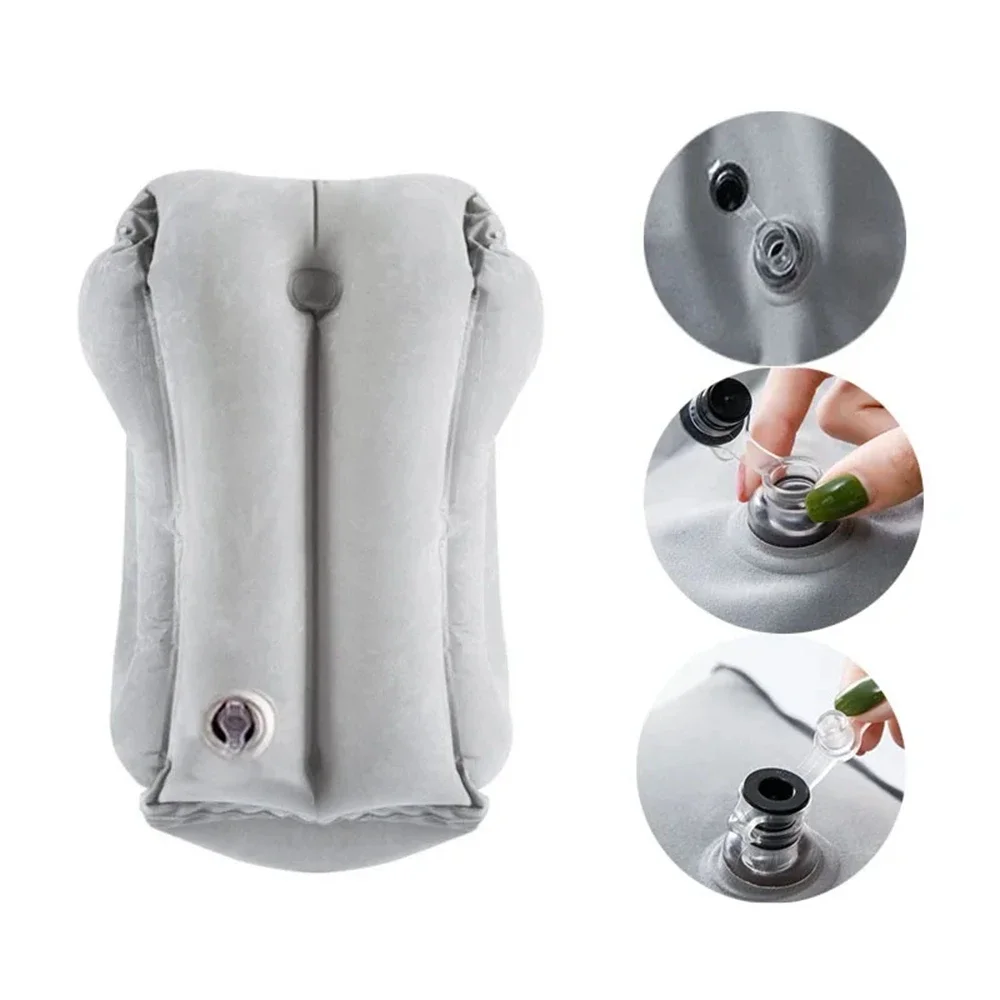 Inflatable Travel Pillow Neck Pillows Soft Travel Pillow Massage Neck Pillow Sleeping Airplane Pillow Cervical Nursing Cushion 6