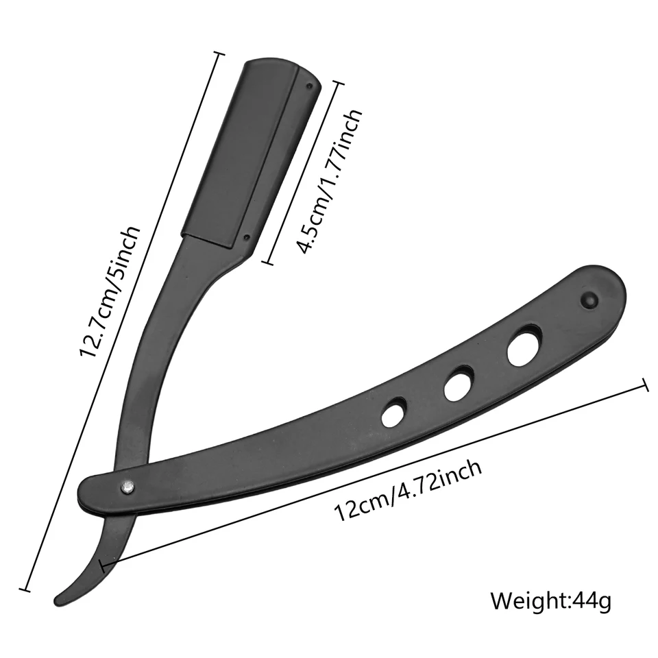 1x Rasoio A Gola Tagliata Rasoio Da Barbiere Professionale Rasoio Da Barba A Lama Singola Di Qualà Premium - Foto 12
