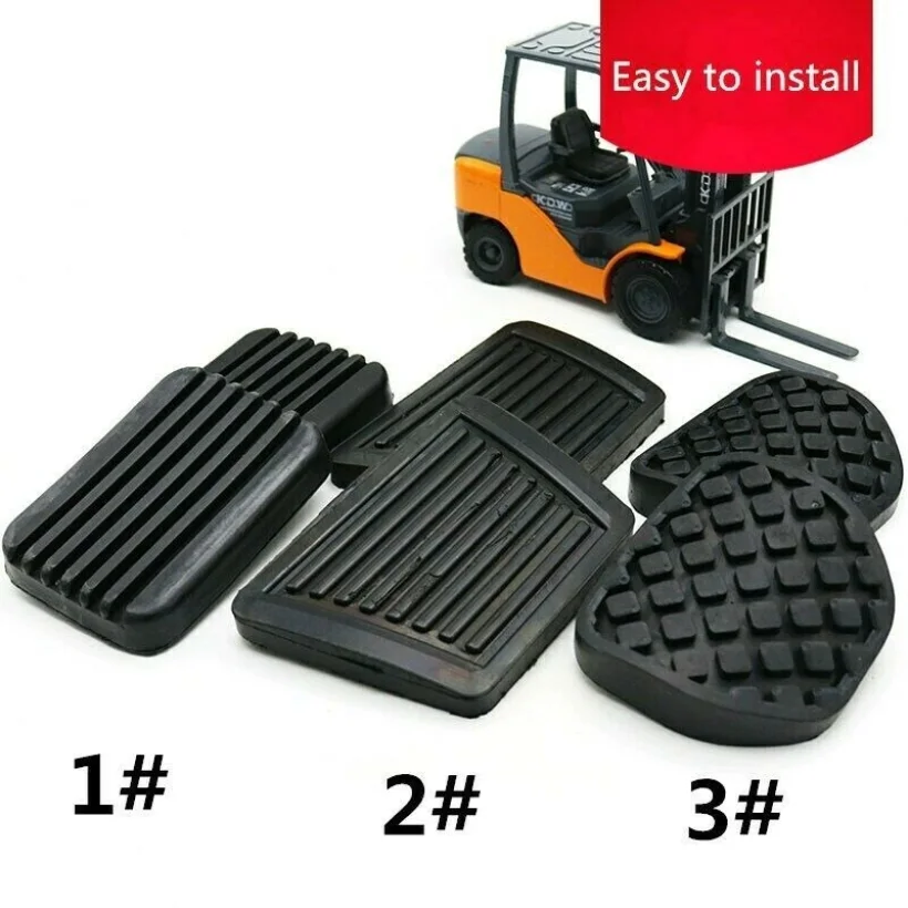 

NEW 2PCs Forklift Clutch Brake Pedal Foot Pad Rubber Mat For HELI HANGCHA Machine