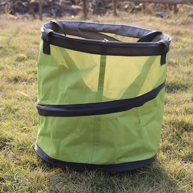 35X45 Cm Tavaszi Táska Tároló Vödör Kerti Szemétkosár Összecsukható Szemetes - Image 5