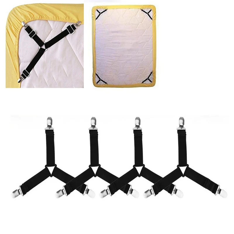 Bed Sheet Holders 4 Pcs for Bed Mattress Cover