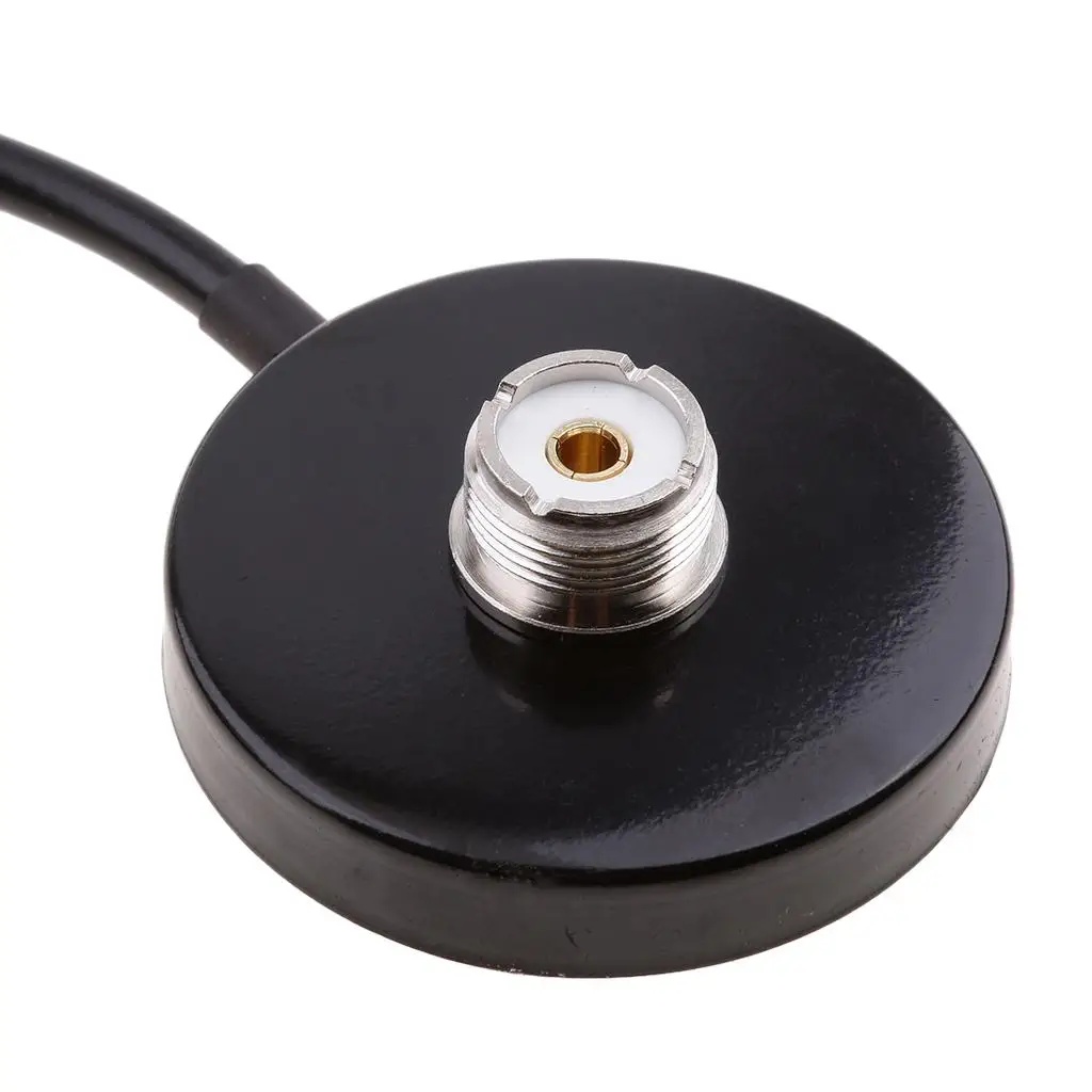 Band Antenna UHF VHF 400-470 136-174MHZ and SO239 Mount Magnetic Base UHF