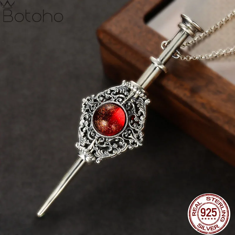 Blood Pact Pendant Necklace - Red - Red and Blue - 2 Styles Available -  ApolloBox