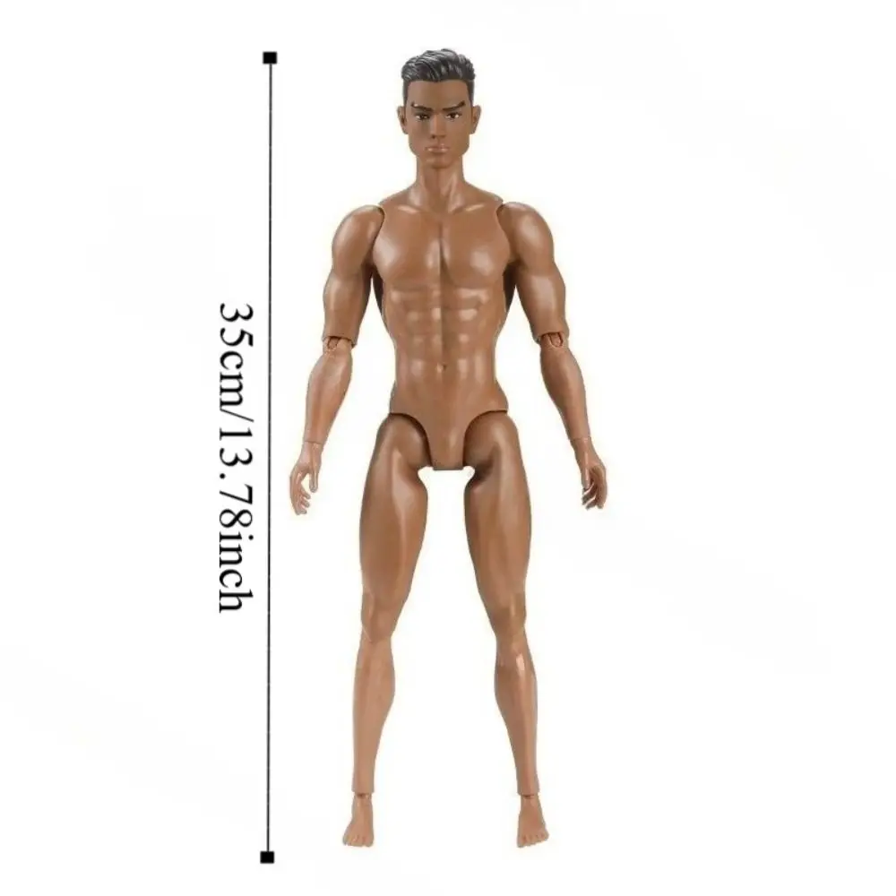 For Children White/Normal/Tan 1/6 Male Strong Man 35cm Height Male Model 13 Joint Movable Action Figure Body DIY