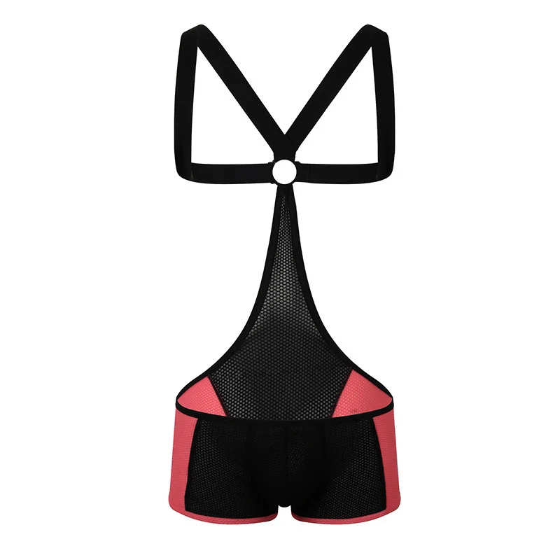 MenBoxersOnesiesUnderwearMeshSexyOnepieceWrestlingClothes