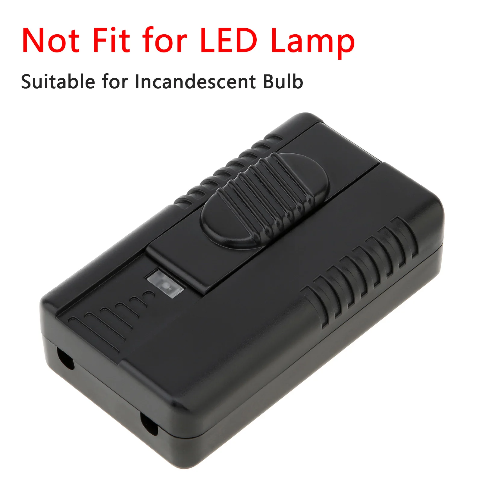 Foot Pedal Dimmer Switch Full Range Inline Slide Control Switch for Floor Lamp/LED Lamp/Incandescent Bulb Foot Dimmer