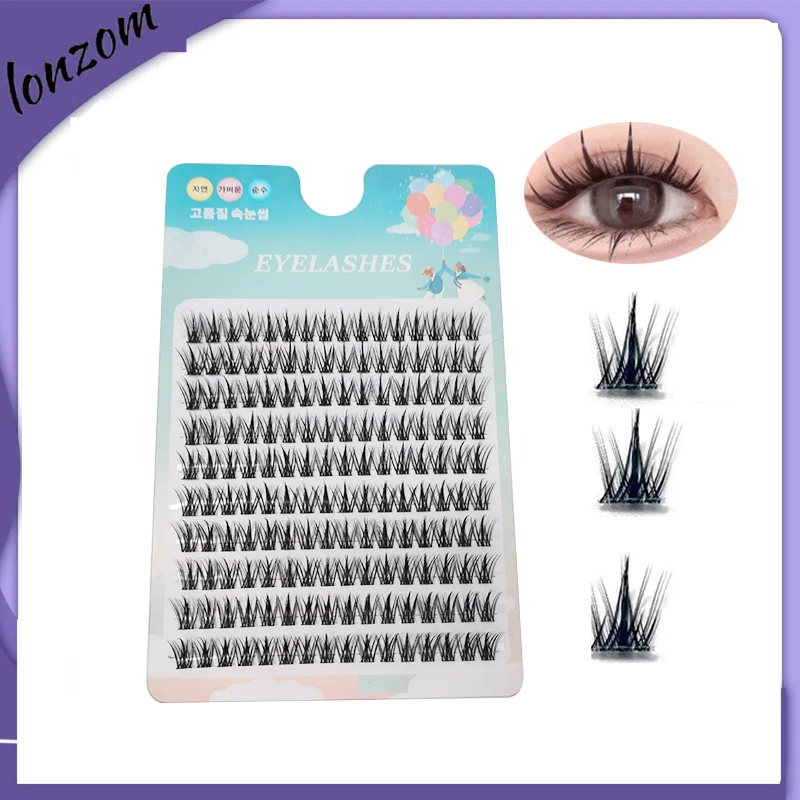 Hot Selling DIY 160 Clusters False Eyelashes Extensions Individual Lashes Cluster Natural Segmented Eyelashes