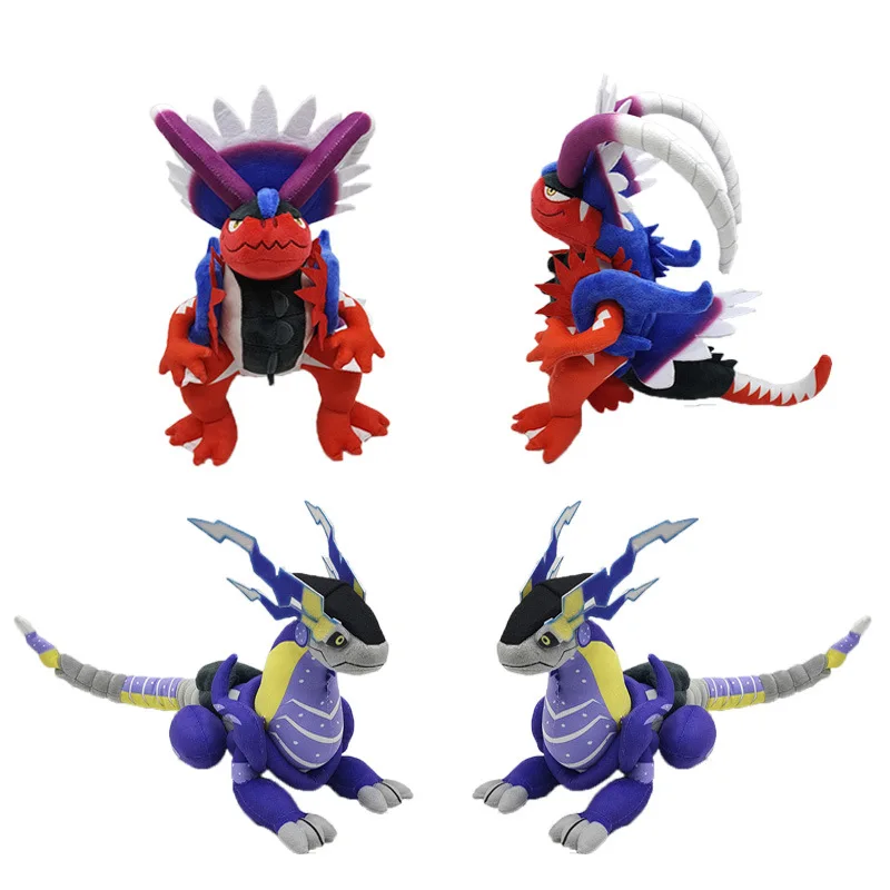 

Pokemon Cartoon Best Selling Scarlet Violet Koraidon&miraidon 30cm Room Decoration Doll Plush Toy Ornament Kids Birthday Gift