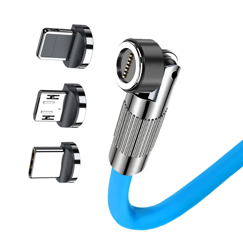 Iphone Cable Charging Cable Usb C Cable Usb Cable MVQF 3in1 540 Magnetic 6A Super Fast Charge 120W USB Cables Type C To iOS Lighting Liquid Silicone Charger Data Cable For iPhone