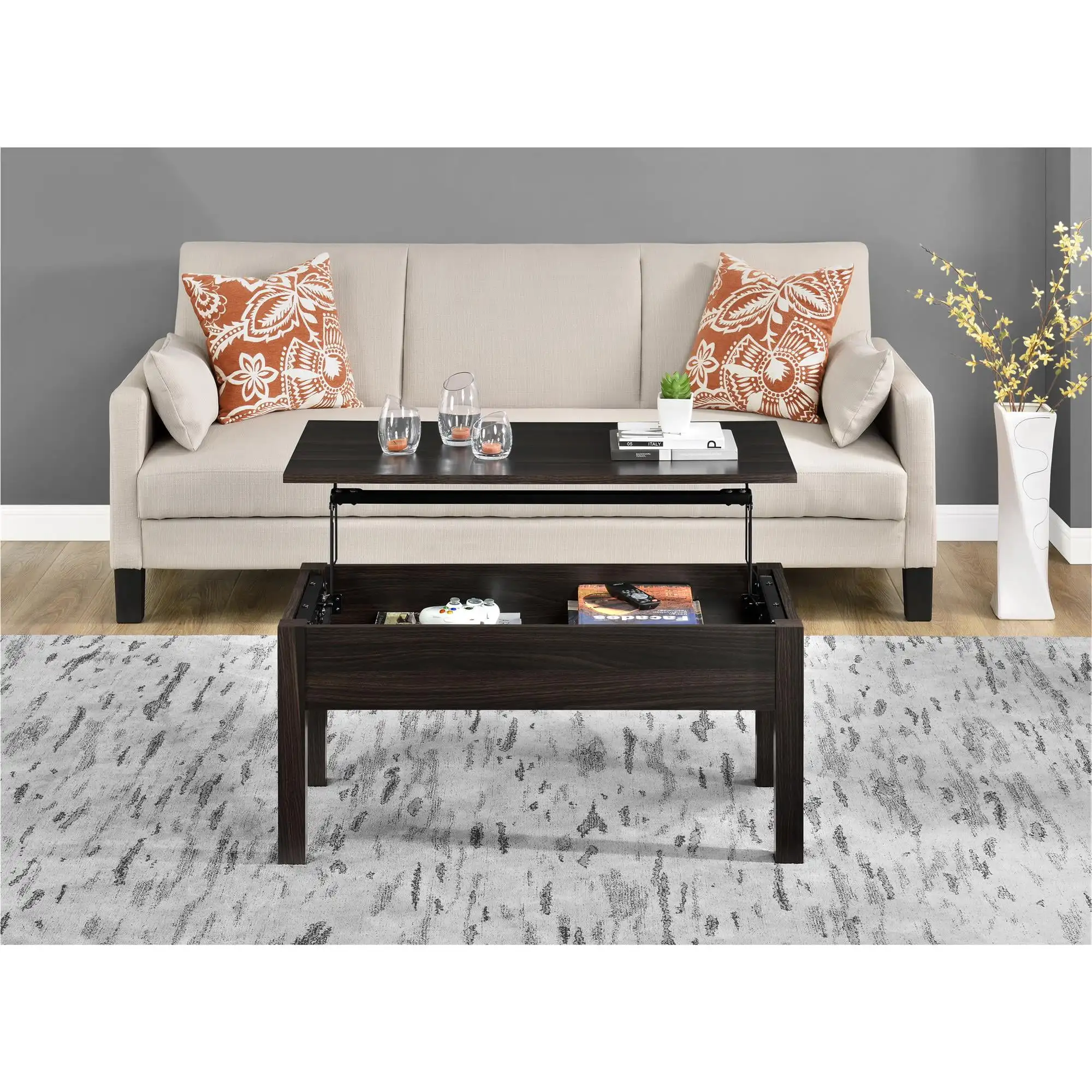 

Lift Top Coffee Table, Espresso
