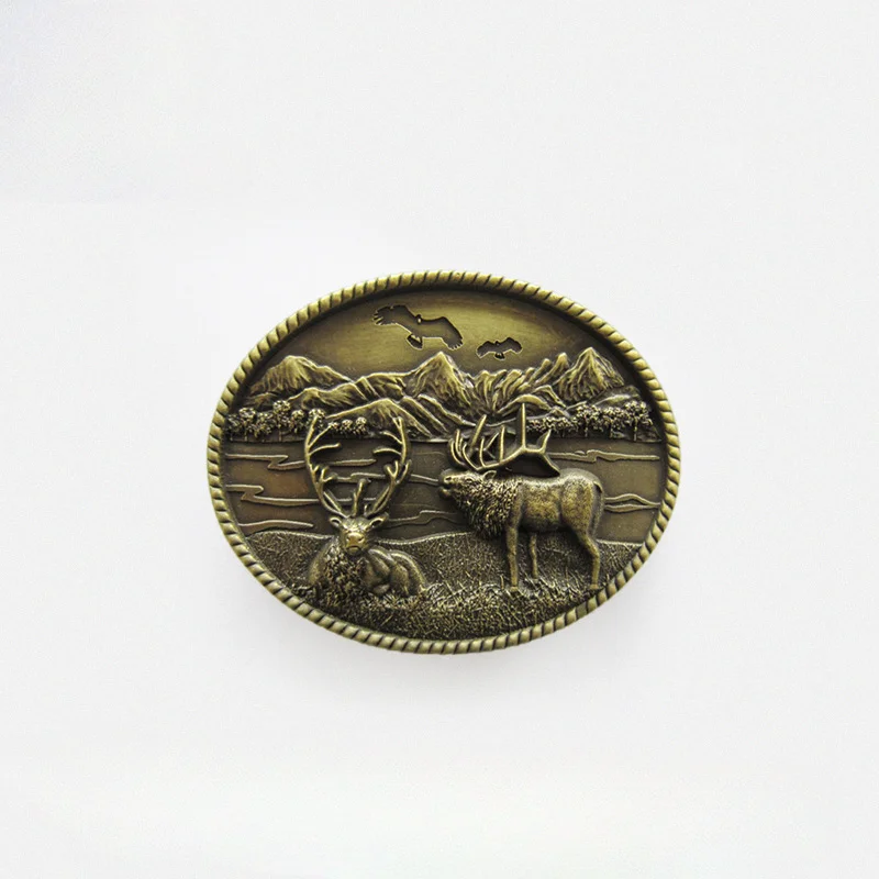 

Copper Plated Vintage Western Style Crafts - Belt Buckle
