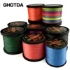 GHOTDA Brand 300M 4Strand Japan Multifilament 100% PE Braided Fishing Line 10LB To 120LB 5