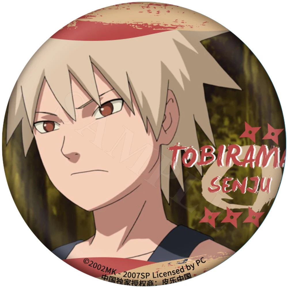 Officially Licensed Naruto Character Cosplay Badge Collection