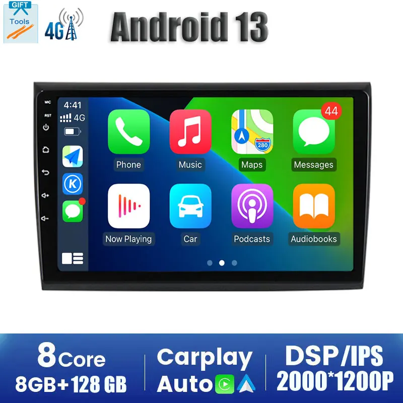 

Android 13 Touch Screen Car Radio Multimedia Player Auto Audio Video Carplay 4G DSP For Fiat Bravo 2007-2012