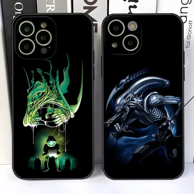 Custodia Per Telefono Alien Vs Predator Per 14 Pro Max Per Apple Iphone 13 14 12 Mini 11 Xr X Xs Pro Max 8 6S 7 6 Plus Cover Posteriore