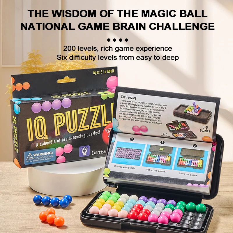 IQ toys Intelligence beads Game platters Puzzle Logical thinking training Boys and girls' toys