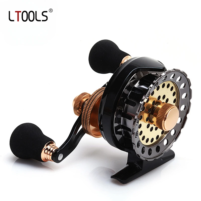 

Fish Line Wheel Aluminum Alloy Wire Cup Front Fishing Wheel Fish Raft Hand Wheel Raft Wheels Ocean Boat Fishings Fishing Tools