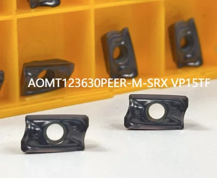 T 오리지널 카바이드 인서트 10개 AOMT123630PEER-M-SRX VP15T..