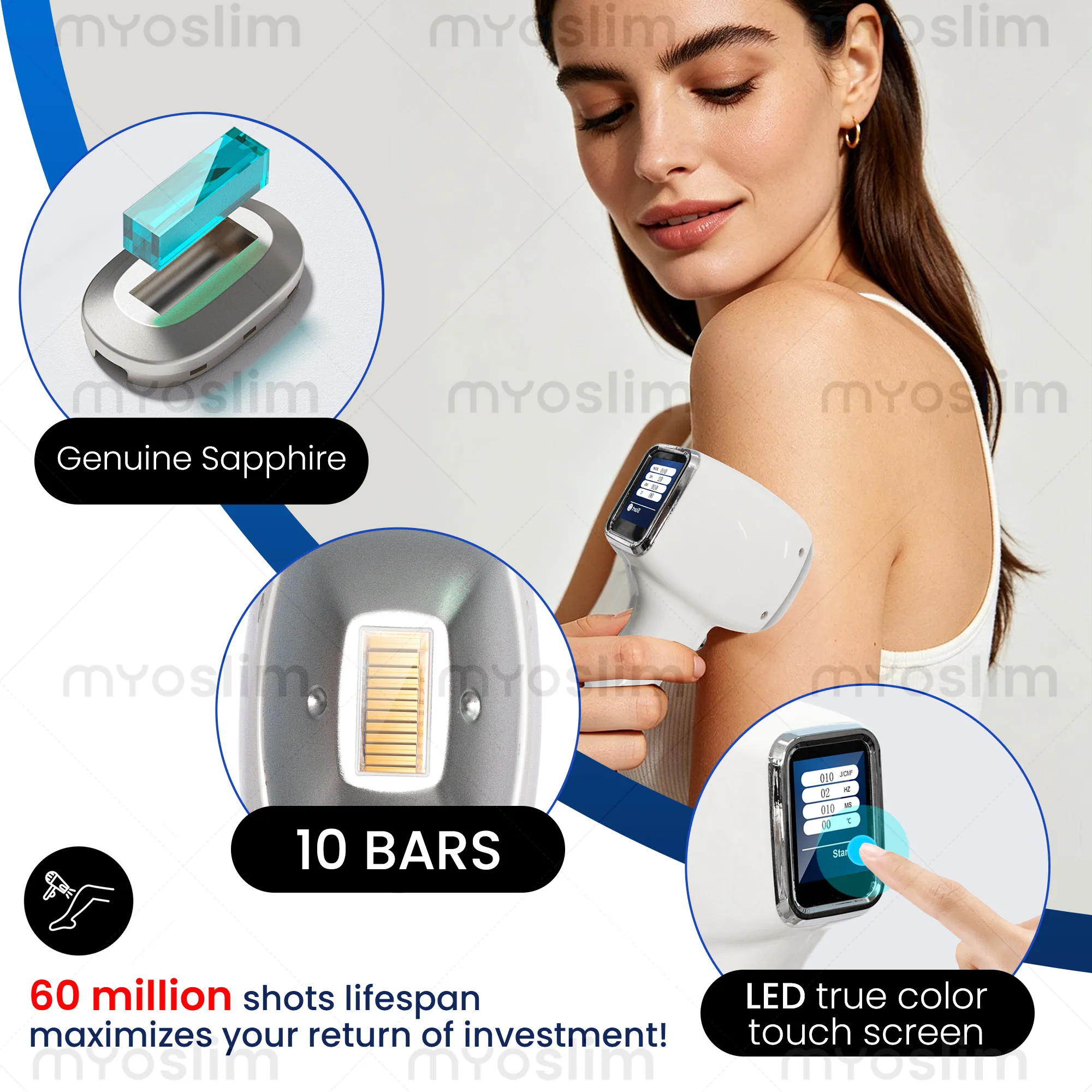 808nm Diode Laser Hair Removal Machine 4 Wavelength FAC TEC 2 In 1 Picosecond Epilator Painless Permanent Wash Brow Skin Tattoo 2