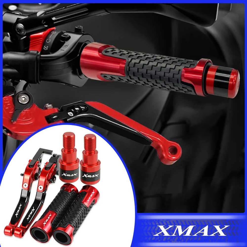 

For YAMAHA X-MAX XMAX 125 200 250 400 XMAX125 XMAX200 XMAX250 XMAX400 Motorcycle Brake Clutch Levers Handlebar Hand Bar Grip End