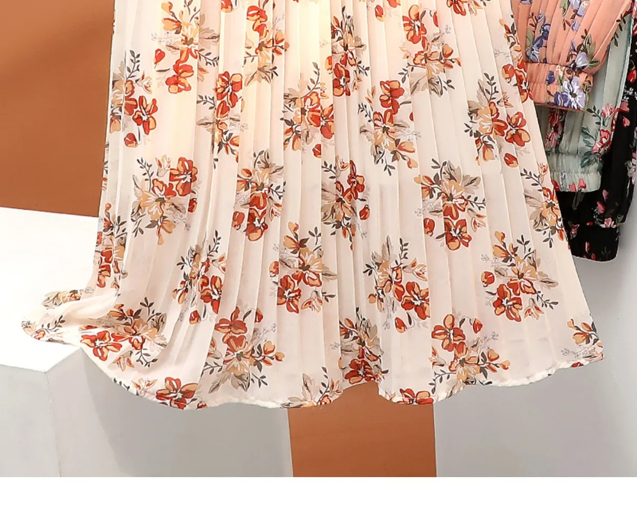 Elegant High Waist Fringe Hem Skirt - Perfect for Spring & Summer main image 1