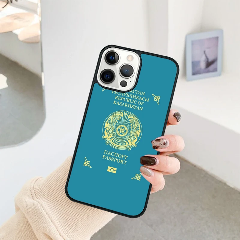 Kazakhstan Flag Design Phone Case - Sleek and Durable Coque Cover Shell