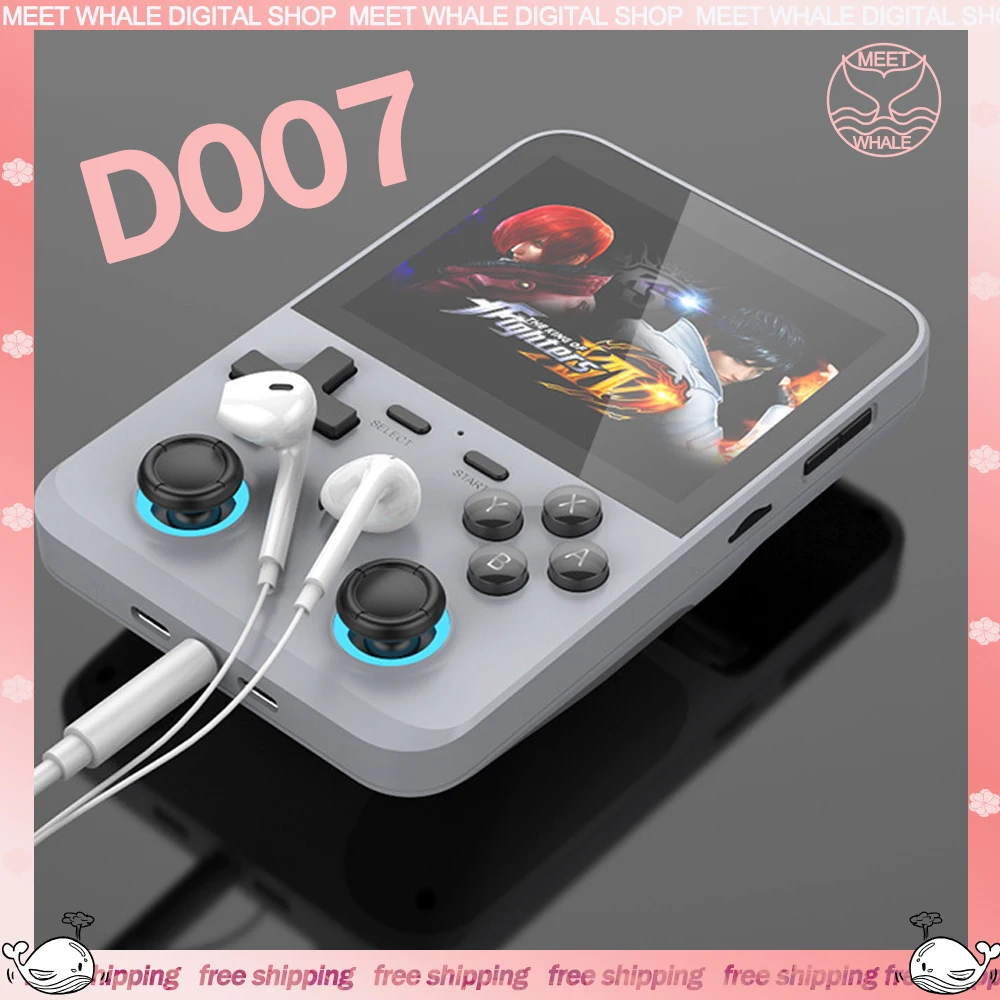 

D007 Handheld Game Console 3.5inch High Definition Screen High Endurance 3D Stereo Sound Effect Classic Nostalgic Arcade Game