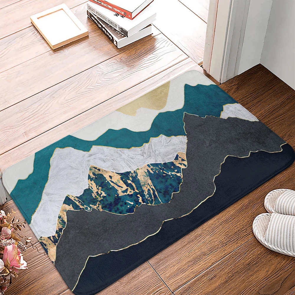 Bluegrey Mountain Doormat Kitchen Carpet Entrance Door Mat Bathroom