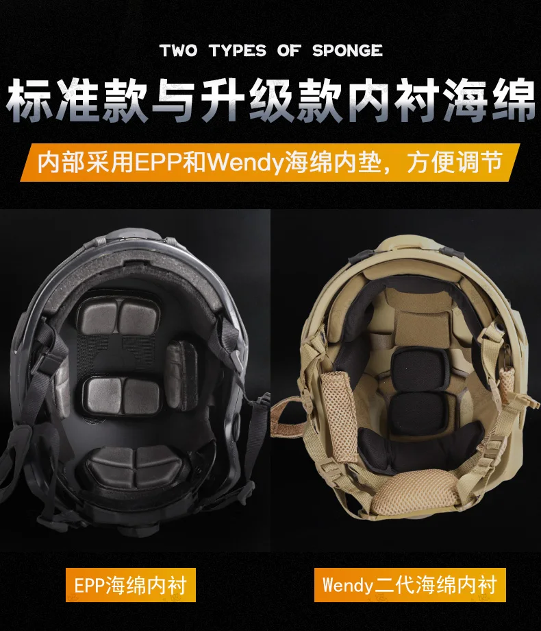 Fiberglas Helm Standard Helm Upgrade Wendy Schwamm Pad Schutz Training – Detail 3