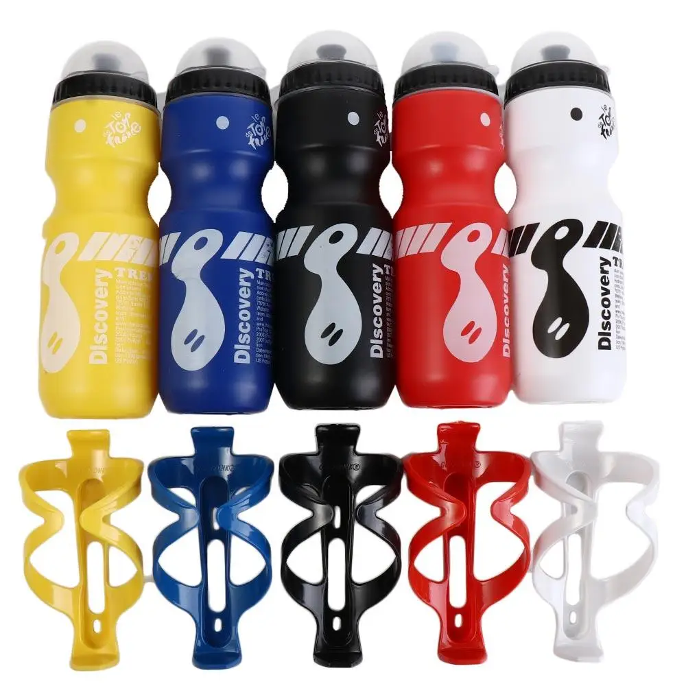 Bicycle Water Bottle 750ml Bicycle Waterbottle Mountain Road Bike Water Bottle Outdoor Cycling Kettle Portable with Bottle Holder Bike Accessory Drop