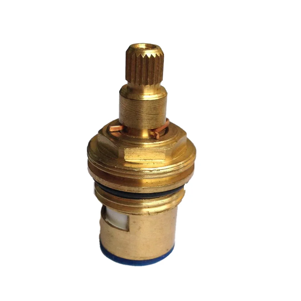 2 PCS 18mm Brass Replacement Ceramic Disc Tap Valves Cartridges innards Hot Cold SPARES Kitchen Basin Bathroom Accessory mba501