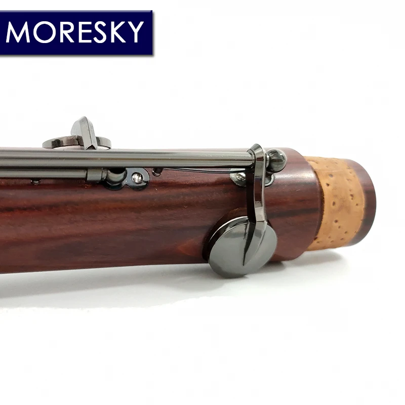 MORESKY Professional Black nickel plating Keys Solid Wood Sib Klarnet M18