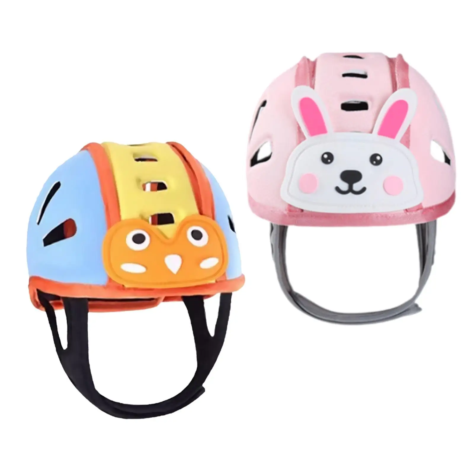 Baby Helmet Hat Comfortable Anti Fall Anti Collision Soft Lightweight Infant Helmet for Crawling Walking for Infant Boys Girls 3