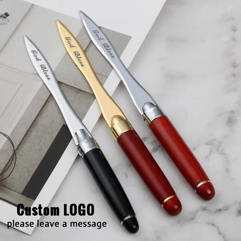 Wooden Letter Opening Knife Personalized Home Envelope Opening Special Tool Knife Enterprise Mail