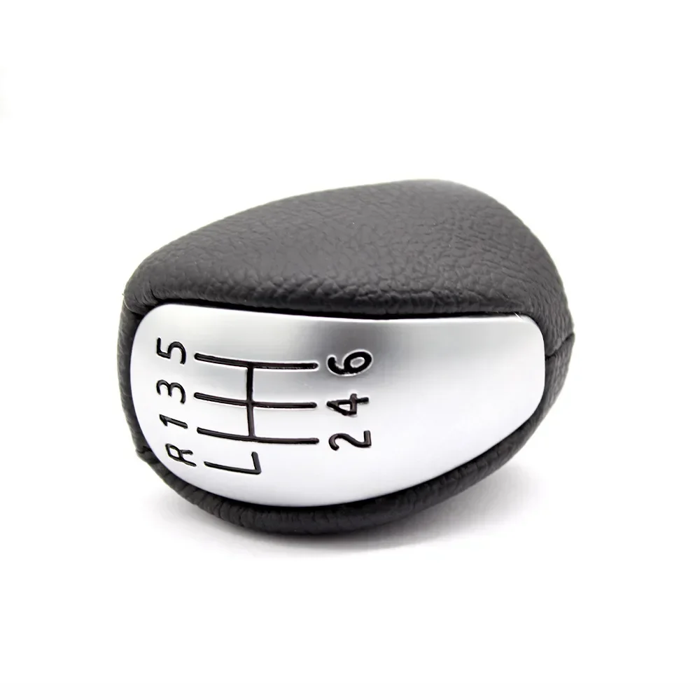 Premium Leather 6-Speed Manual Gear Shift Knob