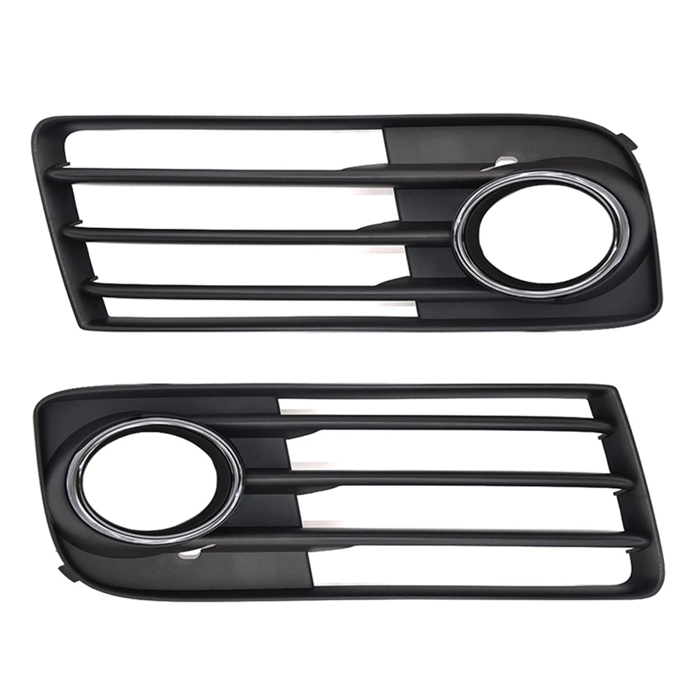 

1 Pair Left+Right Air Guide Grille Black Glossy Matt Chrome Trim for TT 2011 2012 2013 2014 8J0807681J 8J0807682J